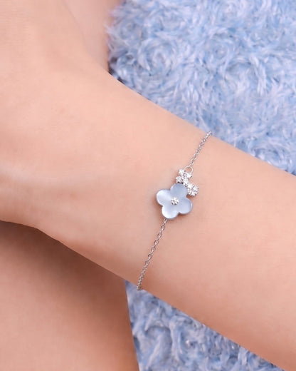 Fleur Bracelet – Celeste Blue