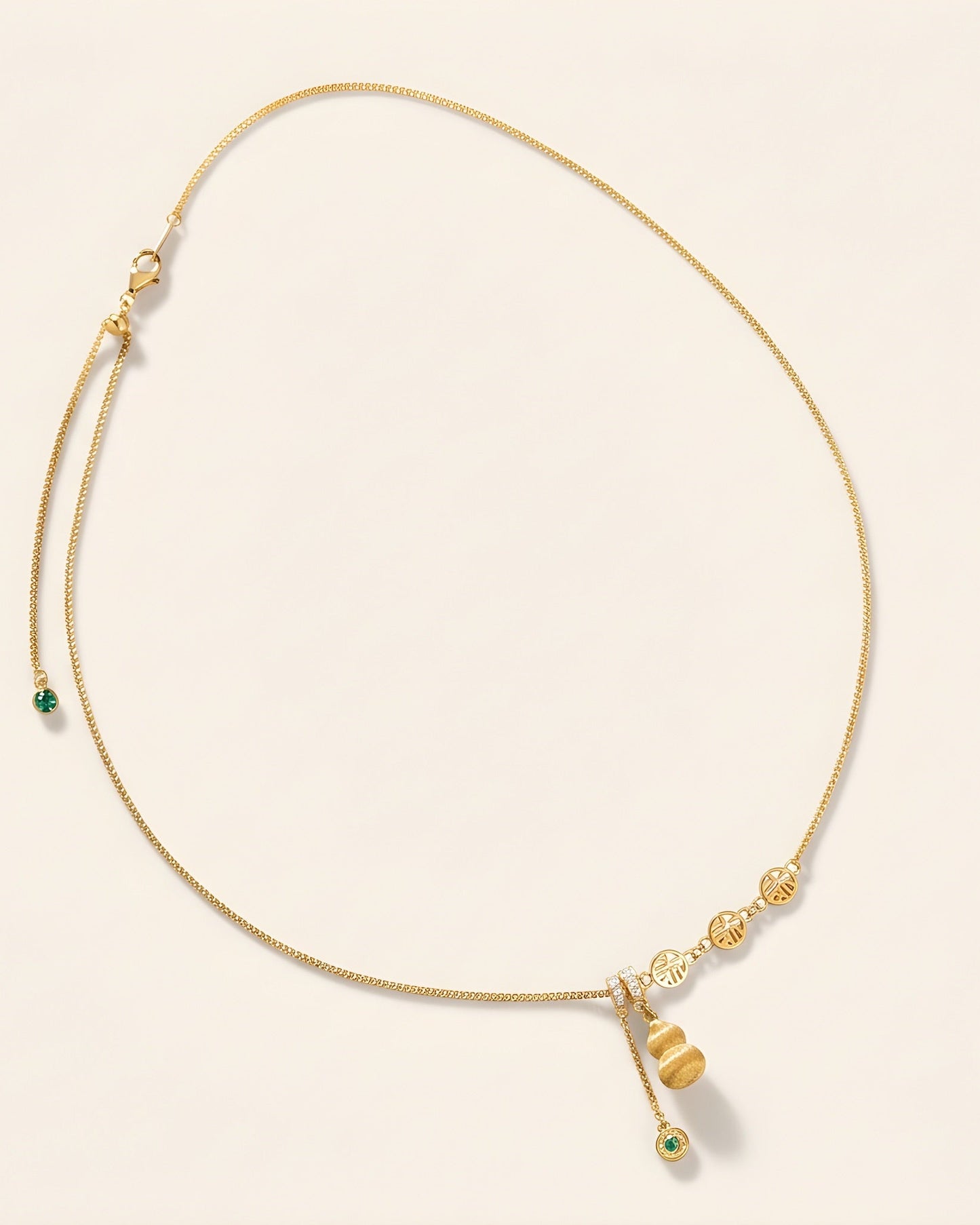 Oriental Blessing Gourd Necklace