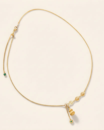 Oriental Blessing Gourd Necklace