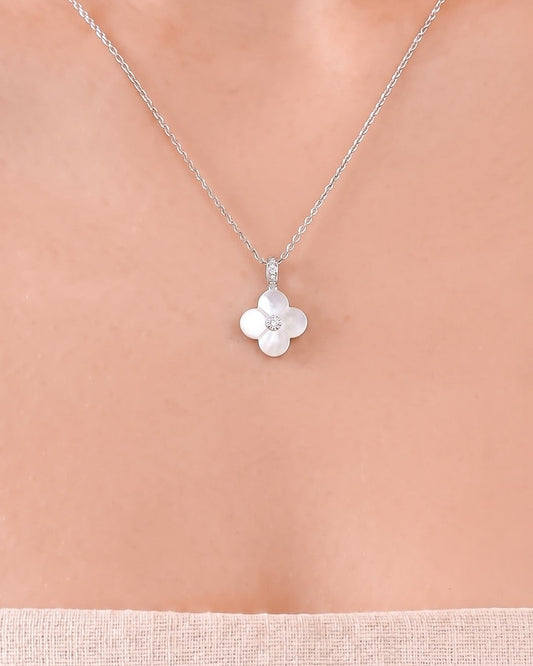 Blossom Necklace -Ivory Mother of Pearl