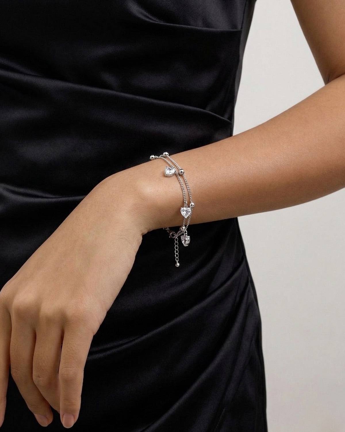 Heartstrings Bracelet -Silver