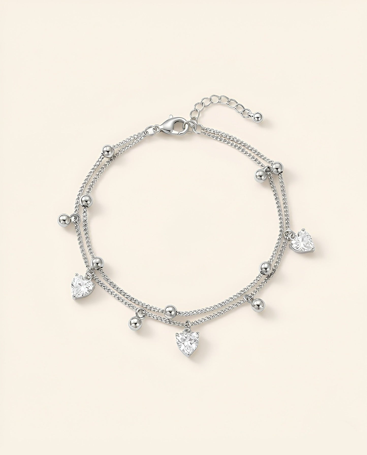Heartstrings Bracelet -Silver