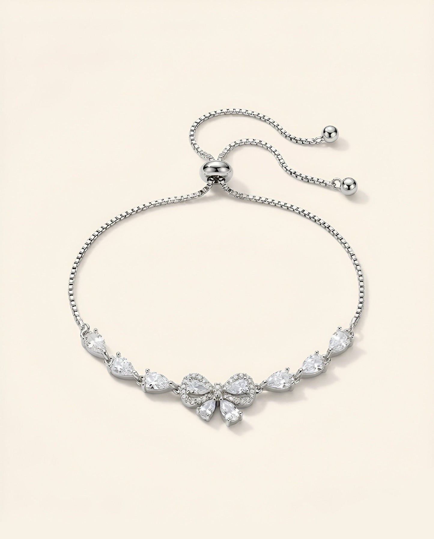 Everlace Bow Bracelet- Silver