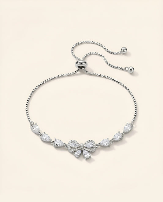 Everlace Bow Bracelet- Silver