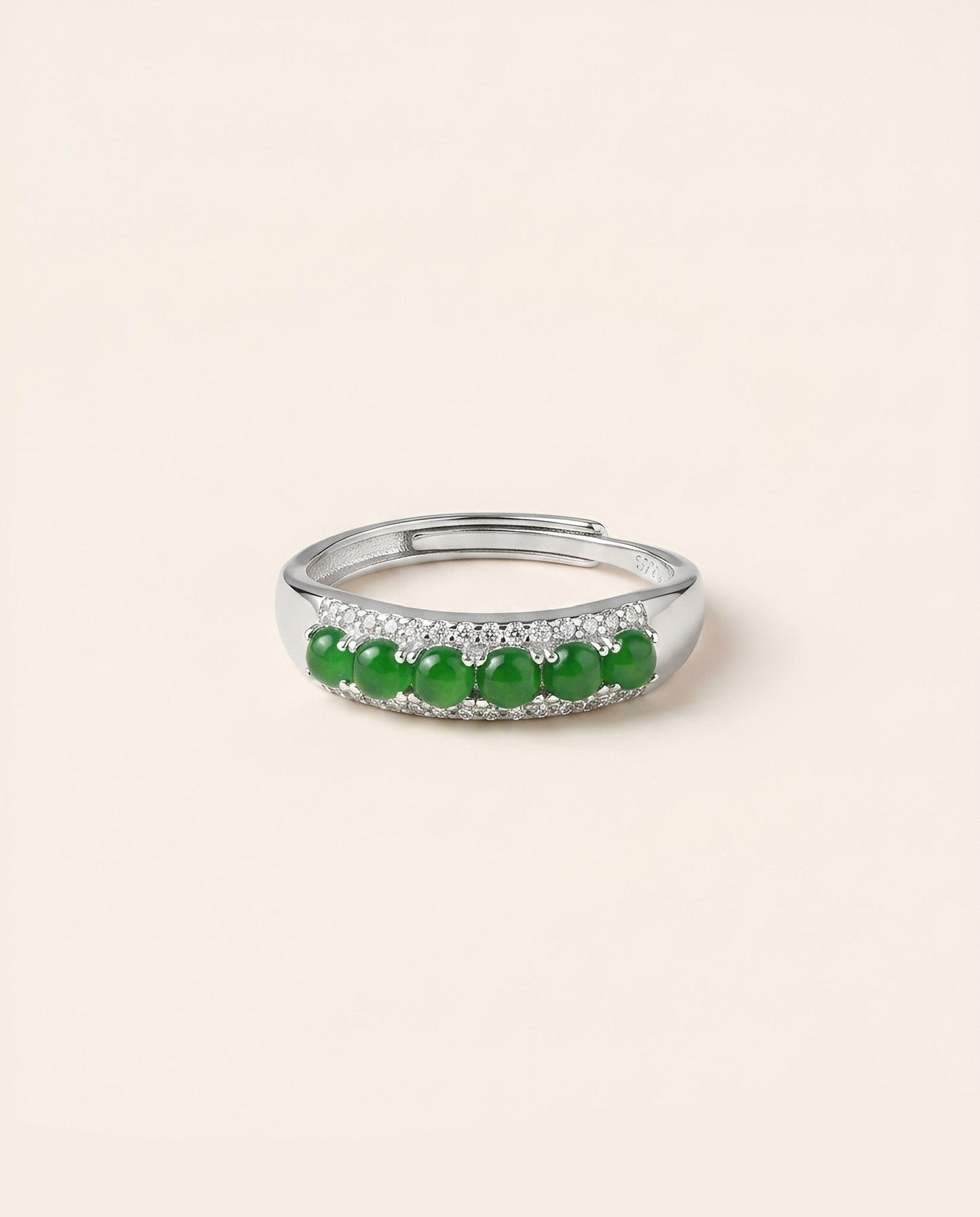 Liù Liù — Six Wishes Eternity Jade Ring