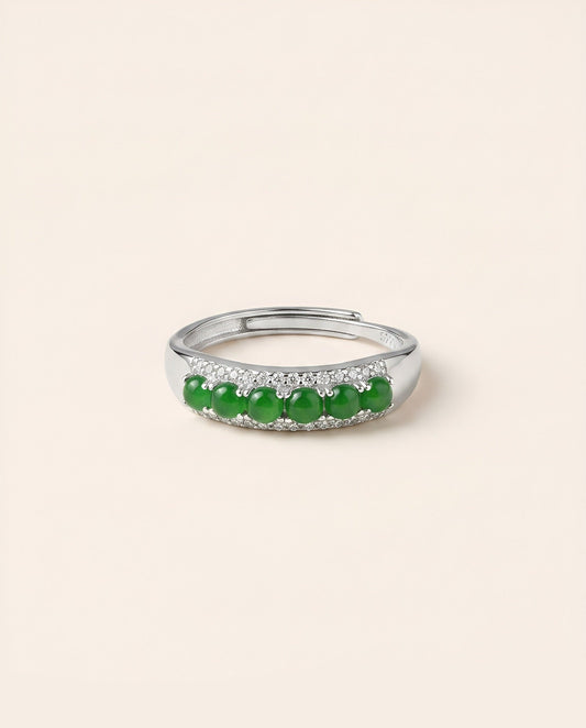 Liù Liù — Six Wishes Eternity Jade Ring