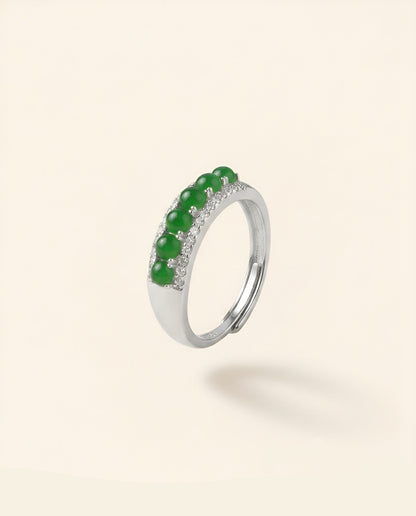 Liù Liù — Six Wishes Eternity Jade Ring