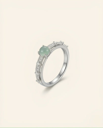 Heirloom Frost Jade Ring