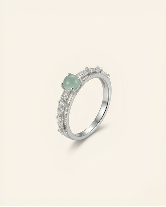 Heirloom Frost Jade Ring