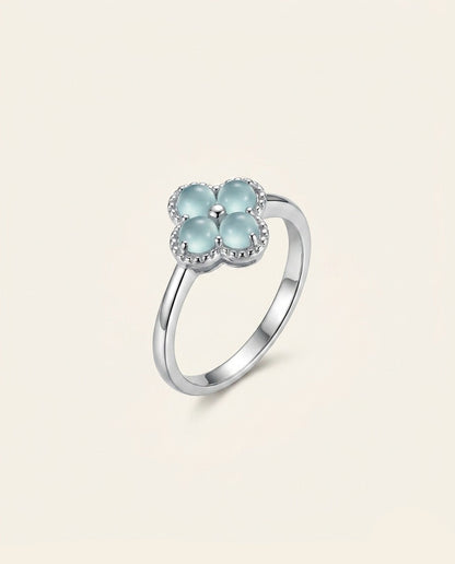 四叶 Quatrefoil Wish Jade Ring