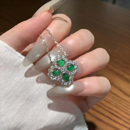 翡语花影｜Verdant Fleur Jade Necklace