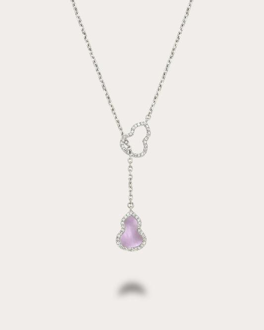 粉贝母葫芦项链｜Pink Pearl Gourd Necklace