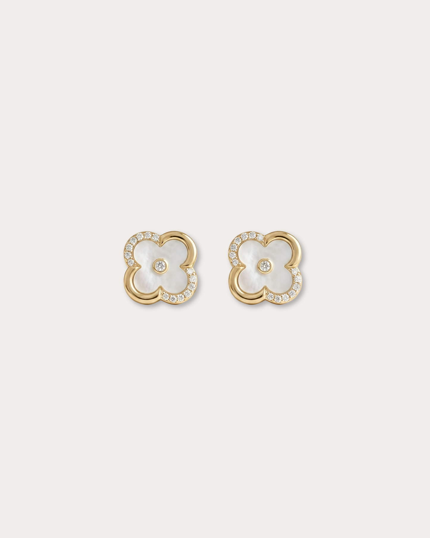 Éclat Nacre Earring- Gold