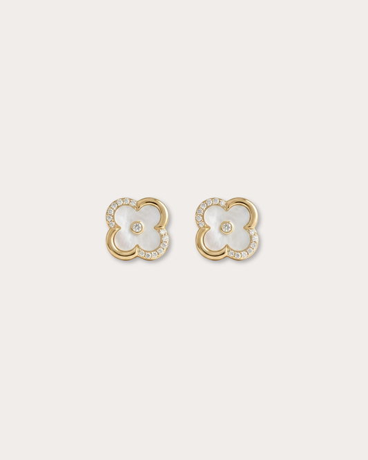 Éclat Nacre Earring- Gold