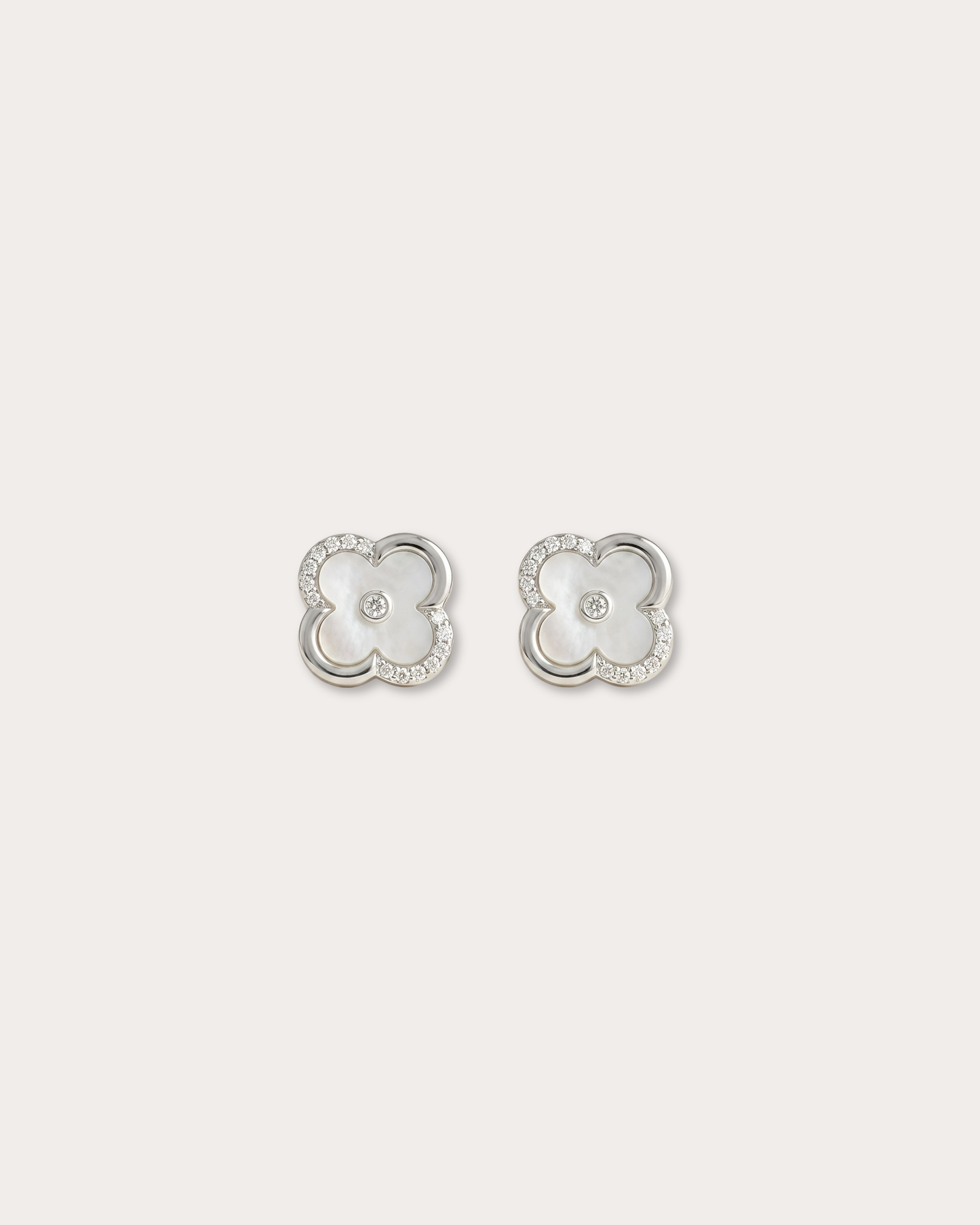 Éclat Nacre Earring- Silver