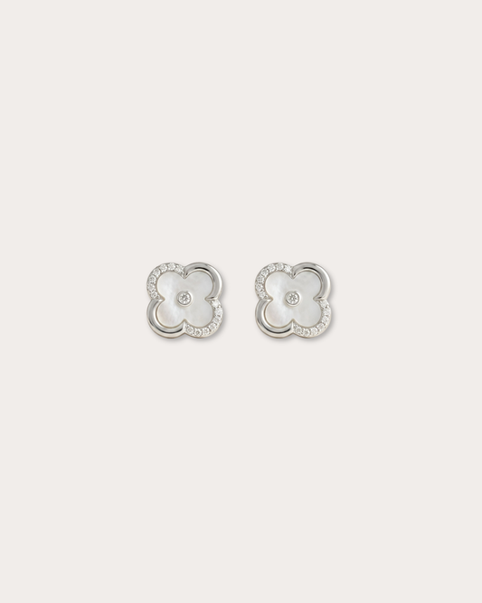 Éclat Nacre Earring- Silver