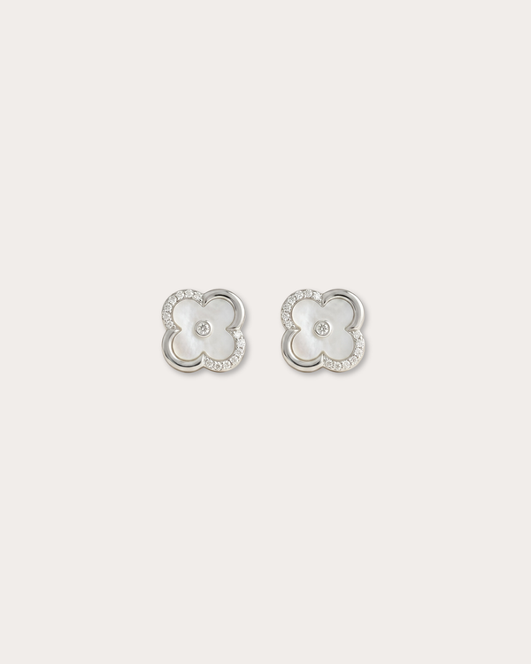 Éclat Nacre Earring- Silver